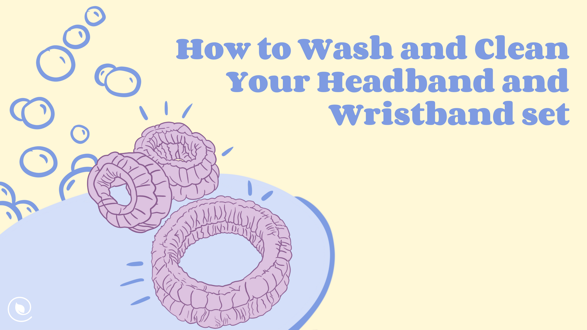 How to Wash and Clean Your Headband and Wristband Set
