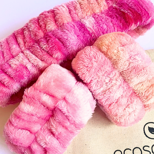 Face Headband, Headband, Wristbands, Skincare Wristbands, Skincare Bands Set, Flannel Headbands, Facial Headband, Skincare headband, Makeup Removal Set, Fuzzy Headbands, Fuzzy Wristbands, Skincare Hairband, Hairband and Wristband Set, Fluffy Headband and Wristbands Skincare Set