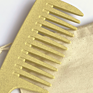 Eco-Friendly, Wheat Straw Hair Comb, Sustainable Hair Accessory, Biodegradable Hair Comb, Wheat Straw Comb, Sustainable Hair Care, Eco Hair Comb, Lightweight Hair Comb, Daily Hair Care Routine, Durable Hair Comb, Wheat Straw Detangling Comb