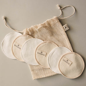 Mix & Match - Bamboo & Hemp - 6 Pcs - Ecosophist, Reusable Makeup Remover pads, Reusable Cotton Pads, Reusable Bamboo Cotton Pads