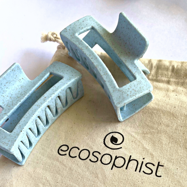 Biodegradable Hair Claw Clip 2pcs Ecosophist biodegradable-hair-claw-clip-2pcs-ecosophist